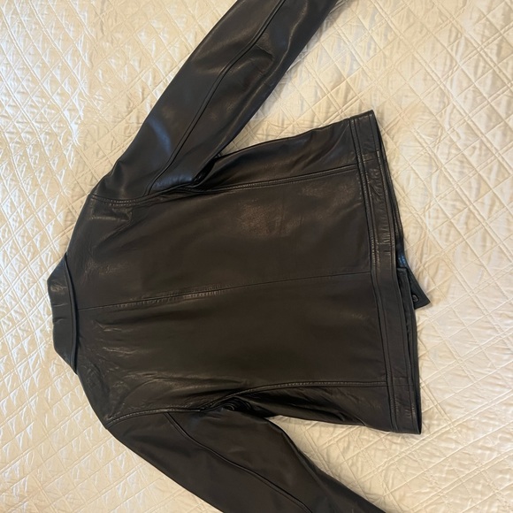 Ralph Lauren Sport Lambskin Leather Bomber size 10 - Picture 3 of 14